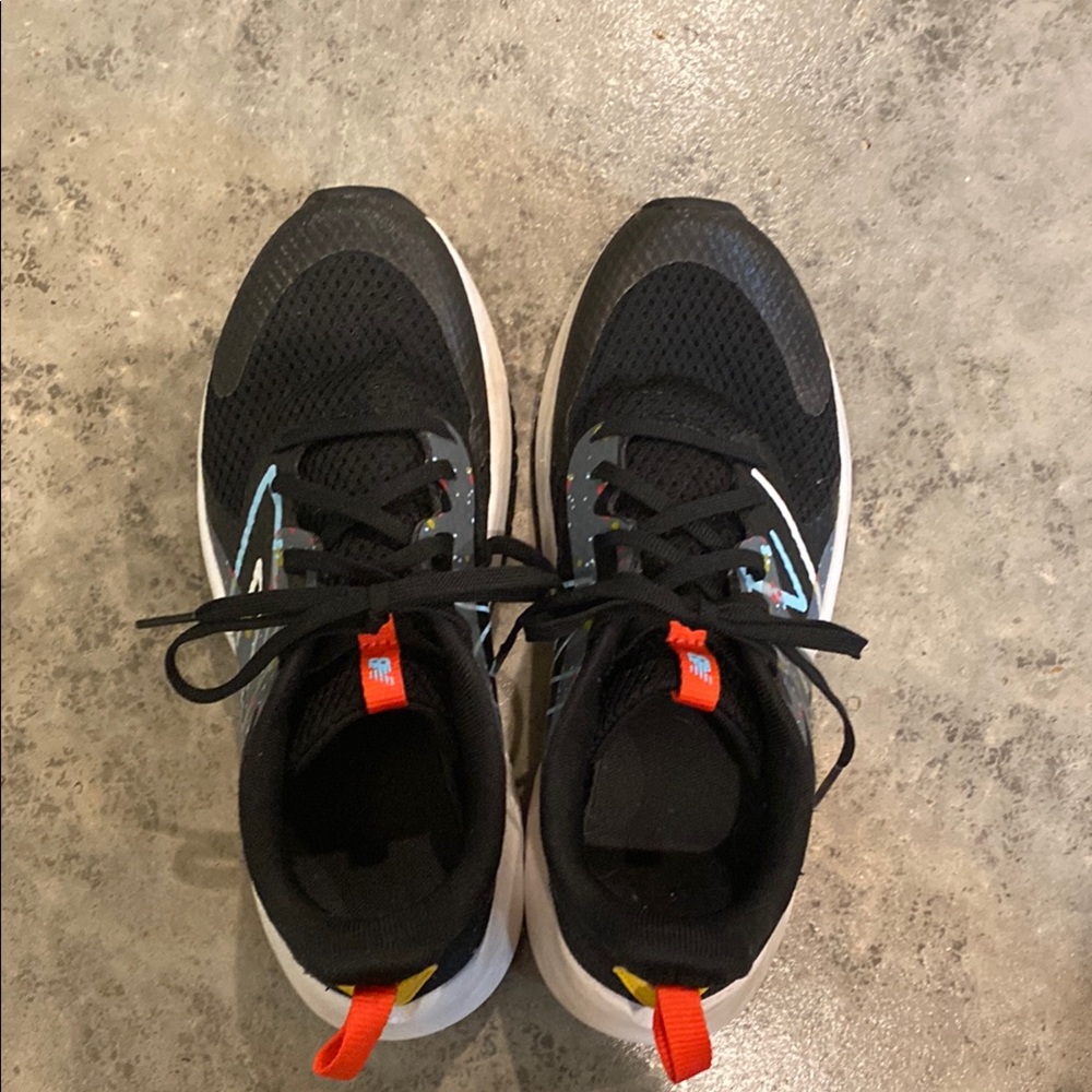 New Balance Kids Black and White Sneakers